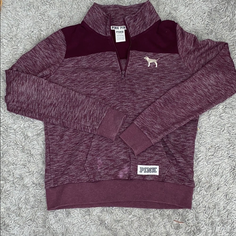 PINK Quarter Zip Sweatshirt